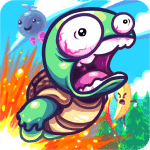 تحميل لعبة Super Toss The Turtle مهكرة للاندرويد 1