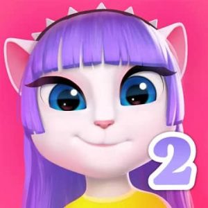 تحميل لعبة My Talking Angela 2 مهكرة للاندرويد
