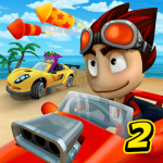 تحميل لعبة beach buggy racing 2 مهكرة من ميديا فاير