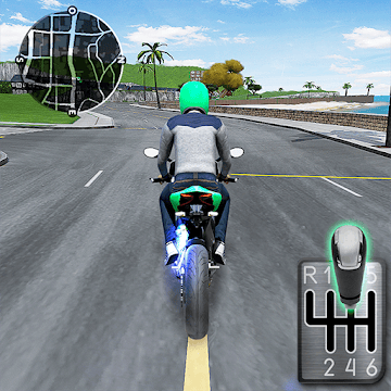 تحميل لعبة moto traffic race 2 مهكرة للاندرويد اخر اصدار