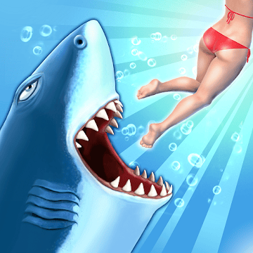 تحميل لعبة Hungry Shark Evolution مهكرة اخر اصدار للاندرويد
