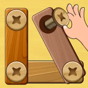 تحميل لعبة Wood Nuts & Bolts Puzzle مهكرة 2024 للاندرويد