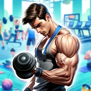 تحميل لعبة Fitness Gym Simulator Fit 3D مهكرة للاندرويد