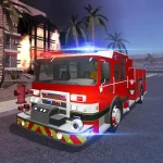 تحميل لعبة Fire Engine Simulator مهكرة اخر اصدار للاندرويد