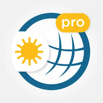 تحميل تطبيق Weather & Radar Pro مهكر 2025 للاندرويد